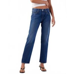 NEW AMO women's denim libby straight leg jeans in mastermind